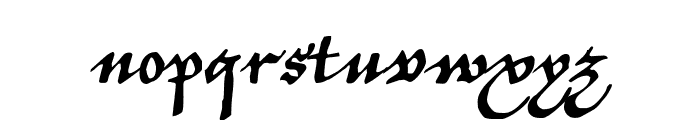 P22 Elizabethan Regular Font LOWERCASE