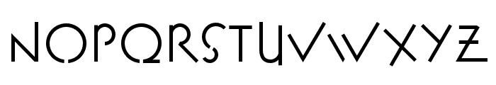 P22 FLW Exhibition Regular Font LOWERCASE