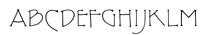 P22 FLW Terracotta Regular Font UPPERCASE