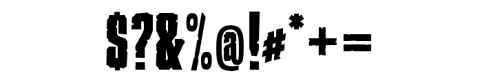 P22 Ruffcut Plain Font OTHER CHARS