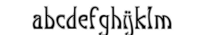 P22 Salon Inner Font LOWERCASE