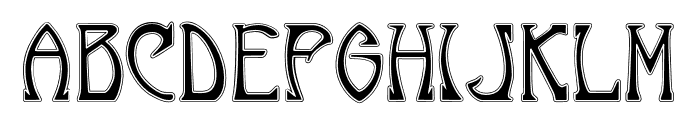 P22 Salon Regular Font UPPERCASE