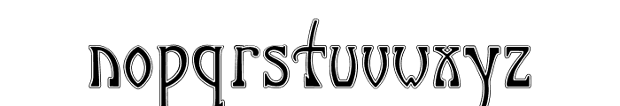 P22 Salon Regular Font LOWERCASE