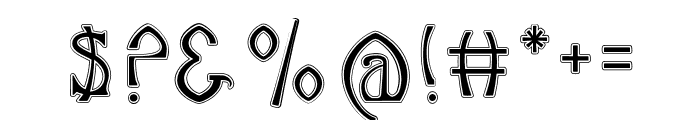 P22 Salon Shadow Font OTHER CHARS