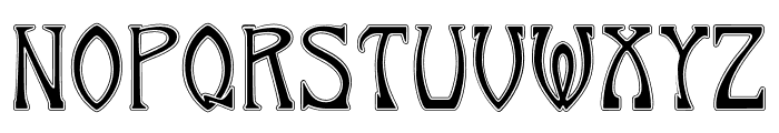 P22 Salon Shadow Font UPPERCASE