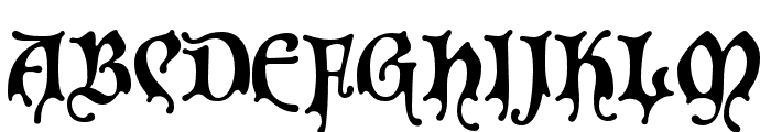 P22 Spooky Regular Font UPPERCASE