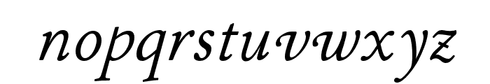 P22 Stickley Pro Text Bold Italic Font LOWERCASE