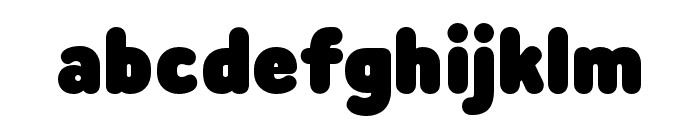 PF Aljamal ExtraBold Font LOWERCASE