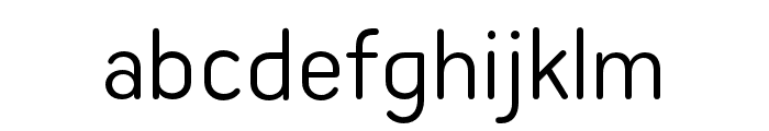 PF Aljamal Light Font LOWERCASE