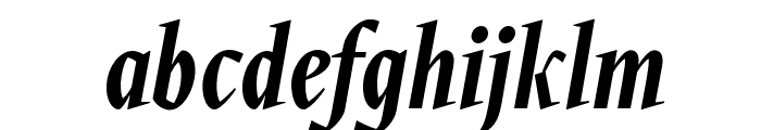 PF Expo Bold Italic Font LOWERCASE