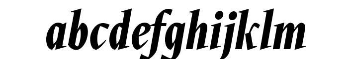 PF Expo ExtraBold Italic Font LOWERCASE