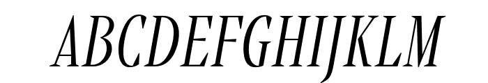 PF Expo Light Italic Font UPPERCASE