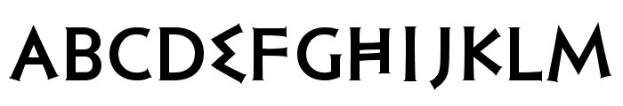 PF Hellenica Bold Font LOWERCASE