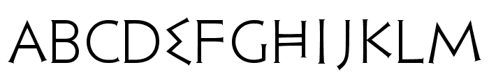 PF Hellenica Light Font LOWERCASE