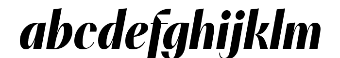 PF Marlet Display Black Italic Font LOWERCASE