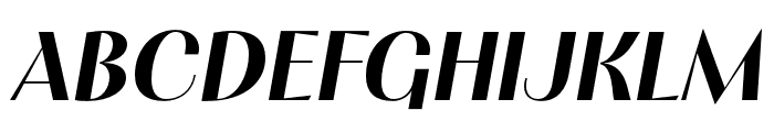 PF Marlet Display Bold Italic Font UPPERCASE