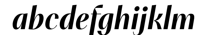 PF Marlet Display Bold Italic Font LOWERCASE