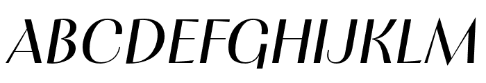 PF Marlet Display Italic Font UPPERCASE