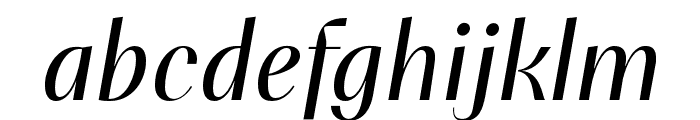 PF Marlet Display Italic Font LOWERCASE