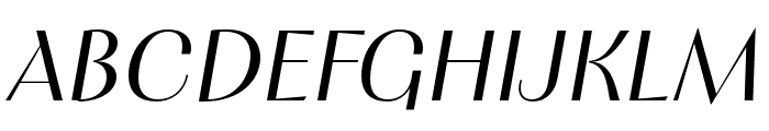 PF Marlet Display Light Italic Font UPPERCASE