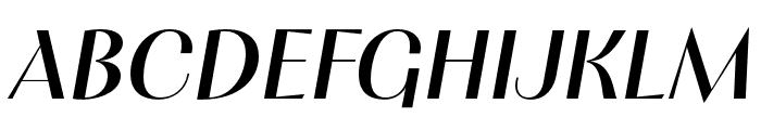 PF Marlet Display Medium Italic Font UPPERCASE