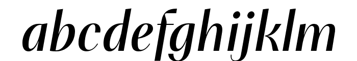 PF Marlet Display Medium Italic Font LOWERCASE