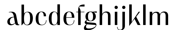 PF Marlet Display Regular Font LOWERCASE