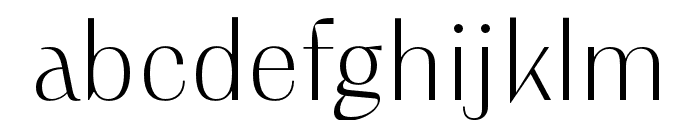 PF Marlet Display Thin Font LOWERCASE