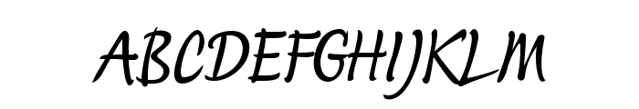 PF Mediterra Regular Font UPPERCASE