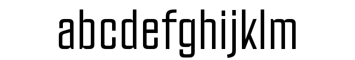 PF Venue Regular Font LOWERCASE