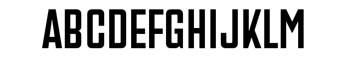 PF Venue Stencil Font UPPERCASE