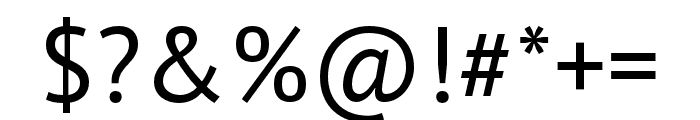 PT Sans Pro Condensed Regular Font OTHER CHARS