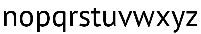 PT Sans Pro Condensed Regular Font LOWERCASE