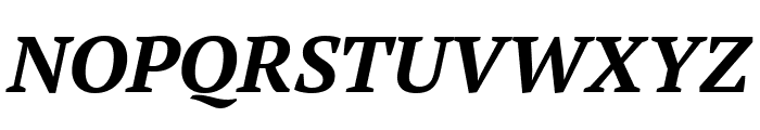 PT Serif Bold Italic Font UPPERCASE