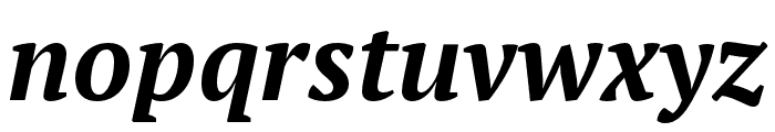 PT Serif Pro Bold Italic Font LOWERCASE