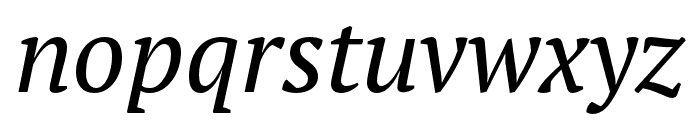 PT Serif Pro Extended Italic Font LOWERCASE