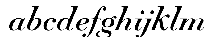 Paganini Italic Font LOWERCASE