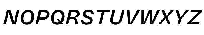 Parabolica Medium Oblique Font UPPERCASE