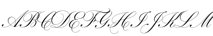 Parfumerie Script Regular Font UPPERCASE