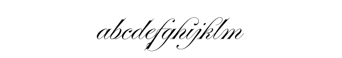 Parfumerie Script Regular Font LOWERCASE