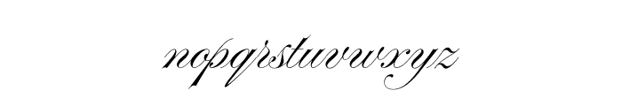 Parfumerie Script Regular Font LOWERCASE