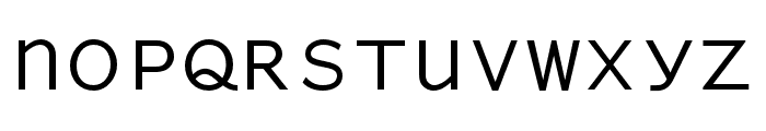 Parity Sans Mono Regular Font LOWERCASE