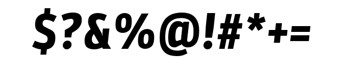 Parka ExtraBold Italic Font OTHER CHARS