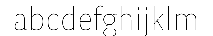 Parry Grotesque Light Font LOWERCASE