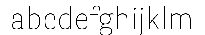 Parry Grotesque Thin Font LOWERCASE