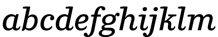 Parry SemiBold Italic Font LOWERCASE