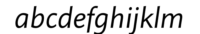 Pelago Italic Font LOWERCASE