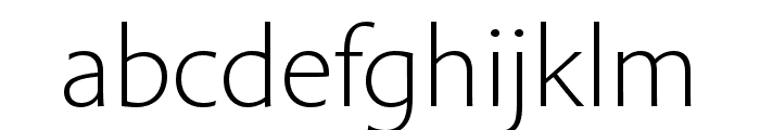 Pelago Light Font LOWERCASE