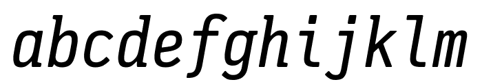 Pennsylvania Italic Font LOWERCASE