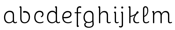 PerecScripte1 Light Font LOWERCASE